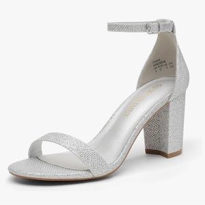 Silver sandals